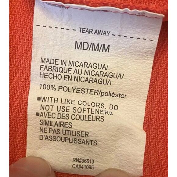 Under Armour Mens Loose Fit Red Long Sleeve Tech 1/2 Zip Pullover Shirt Medium - Picture 12 of 16